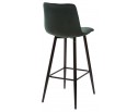 Барный стул LECCO UF910-14 DARK GREEN, велюр, 4 шт./2 кор. 