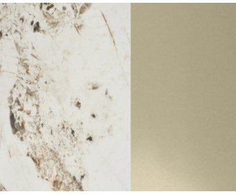 Стол КОРНЕР (CORNER) 120 цвет ПАНДОРА (GLOSS LUXURY PANDORA SOLID CERAMIC) / ШАМПАНЬ, ®DISAUR
