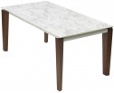 Стол ESMIR 160 MATTE ARABESCATO SOLID CERAMIC/ орех, ®DISAUR