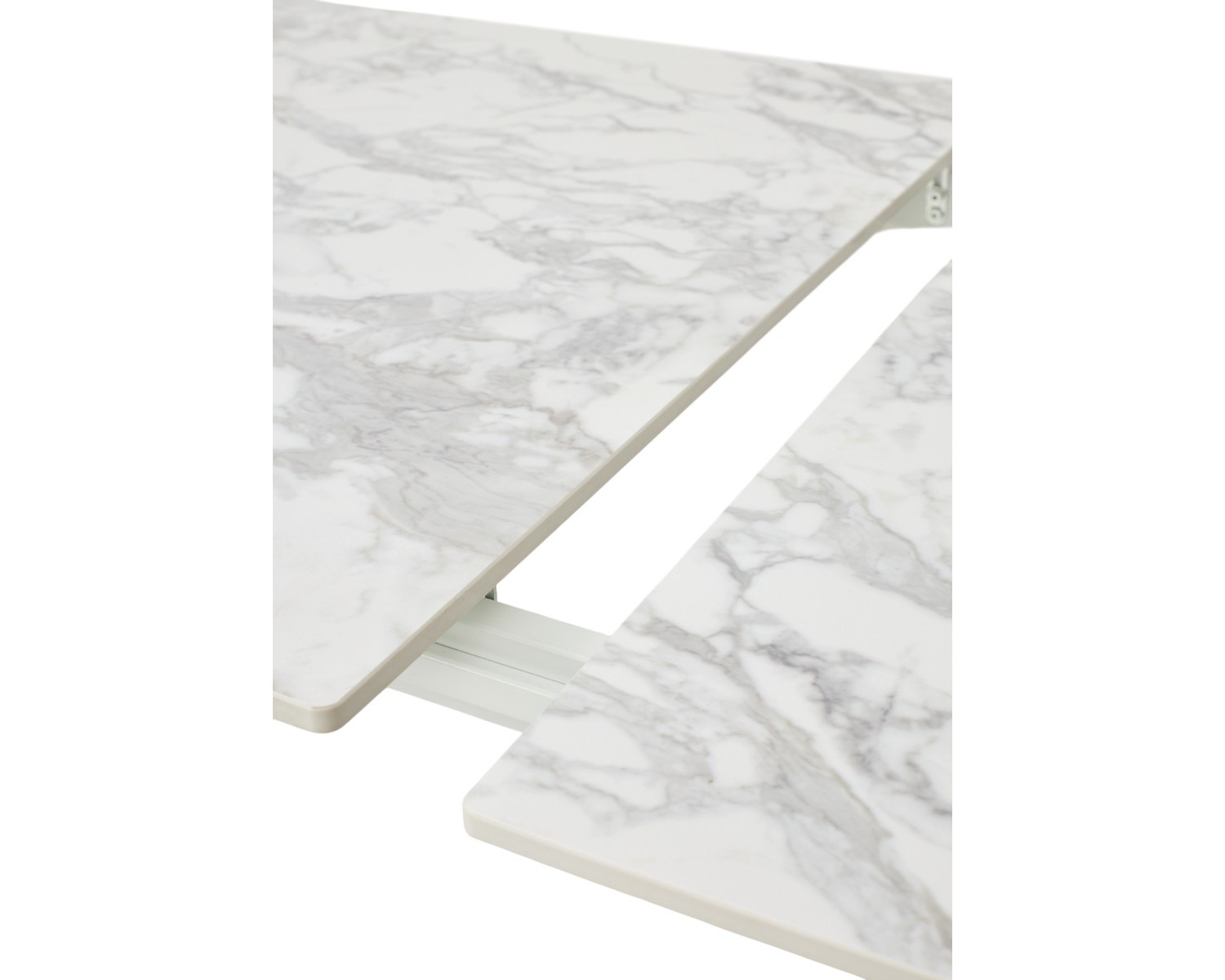 Стол ESMIR 160 MATTE ARABESCATO SOLID CERAMIC/ орех, ®DISAUR