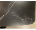 Стол ELIOT 120 MATT BLACK MARBLE SINTERED STONE/ BLACK 