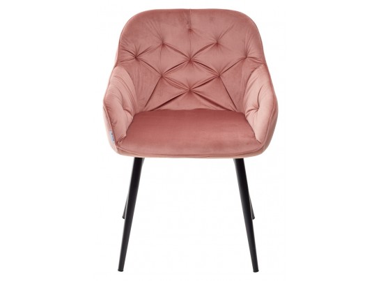 Стул BREEZE BLUVEL-52 PINK/ черный каркас, велюр 
