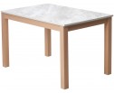 Стол TME-6931 MBH белый мрамор SWEDEN / MILKY WHITE