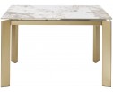Стол CORNER 120 GLOSS LUXURY PANDORA SOLID CERAMIC / шампань, ®DISAUR