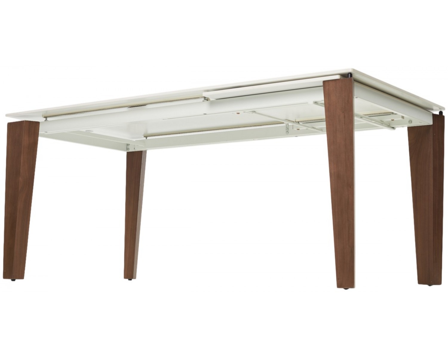 Стол ESMIR 160 MATTE ARABESCATO SOLID CERAMIC/ орех, ®DISAUR