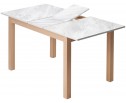 Стол TME-6931 MBH белый мрамор SWEDEN / MILKY WHITE