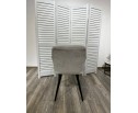 Стул BRANDY WZ2042-19 галечный серый фактурный велюр/ черный каркас 