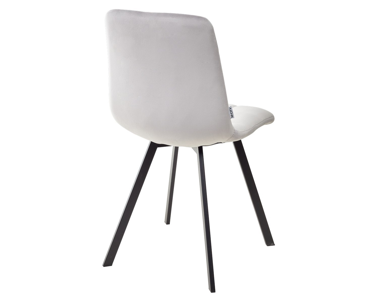 Стул CHILLI SQUARE BLUVEL-03 LIGHT GREY, велюр