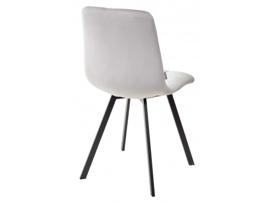 Стул CHILLI SQUARE BLUVEL-03 LIGHT GREY, велюр 