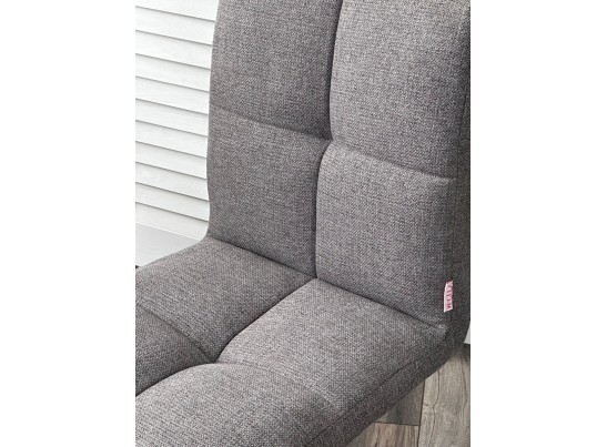 Стул SALLIE 360 град. поворот. VT6037-16 серый, ткань/ черный / Товарный знак DISAUR
