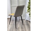 Стул CHIC VF-06/ VF-20 желтый/ серый, ткань/ черный каркас 