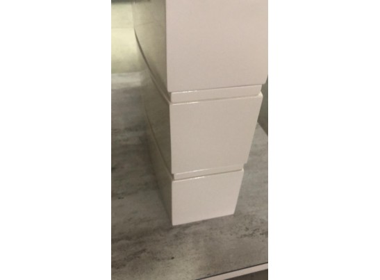 Стол ALTA 140 BEIGE/ CAPPUCINO глазурованное стекло 