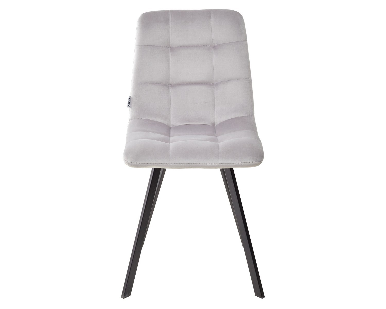 Стул CHILLI SQUARE BLUVEL-03 LIGHT GREY, велюр