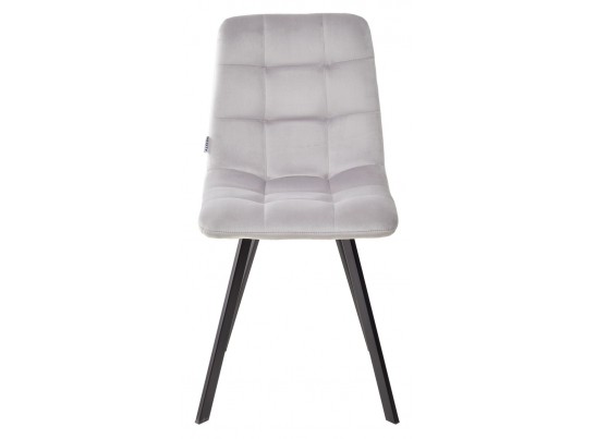 Стул CHILLI SQUARE BLUVEL-03 LIGHT GREY, велюр 