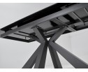 Стол ROVIGO 170 ITALIAN DARK GREY Серый мрамор глянцевый, керамика/ GREY1 каркас 