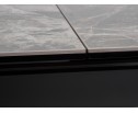 Стол ROVIGO 170 ITALIAN DARK GREY Серый мрамор глянцевый, керамика/ GREY1 каркас 