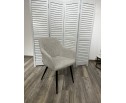 Стул BRANDY WZ2042-19 галечный серый фактурный велюр/ черный каркас 