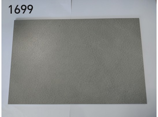 Стол RAGNAR 180 цвет 1699 Серая кожа, керамика / Темно-серый каркас, ®DISAUR