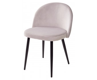 Стул DISCO UF910-02 LIGHT GREY, велюр 