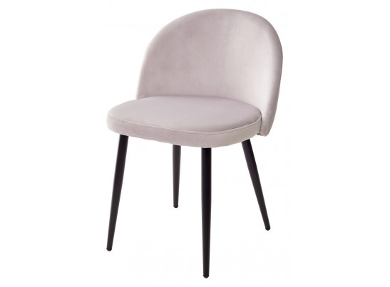 Стул DISCO UF910-02 LIGHT GREY, велюр 