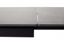 Стол FORIO 160 MATT BLACK MARBLE SOLID CERAMIC / BLACK, ®DISAUR