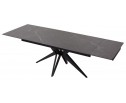 Стол FORIO 160 MATT BLACK MARBLE SOLID CERAMIC / BLACK, ®DISAUR