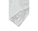 Стол КРЕМОНА (CREMONA) 140 цвет БЕЛЫЙ МРАМОР ГЛЯНЦ (HIGH GLOSS STATUARIO), керамика/ БЕЛЫЙ, ®DISAUR