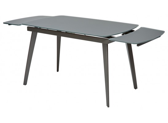 Стол ELIOT 120 GREY1 матовое серое стекло/ GREY1 каркас 
