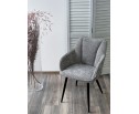 Стул REFLET 3018-17 серый, шенилл / черный каркас, ®DISAUR