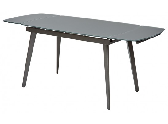 Стол ELIOT 120 GREY1 матовое серое стекло/ GREY1 каркас 