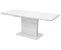 Стол ALTA 140 WHITE / супер белое глянцевое стекло 