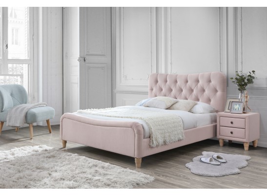 Кровать SWEET JAZMIN 160*200 ткань Grey 2
