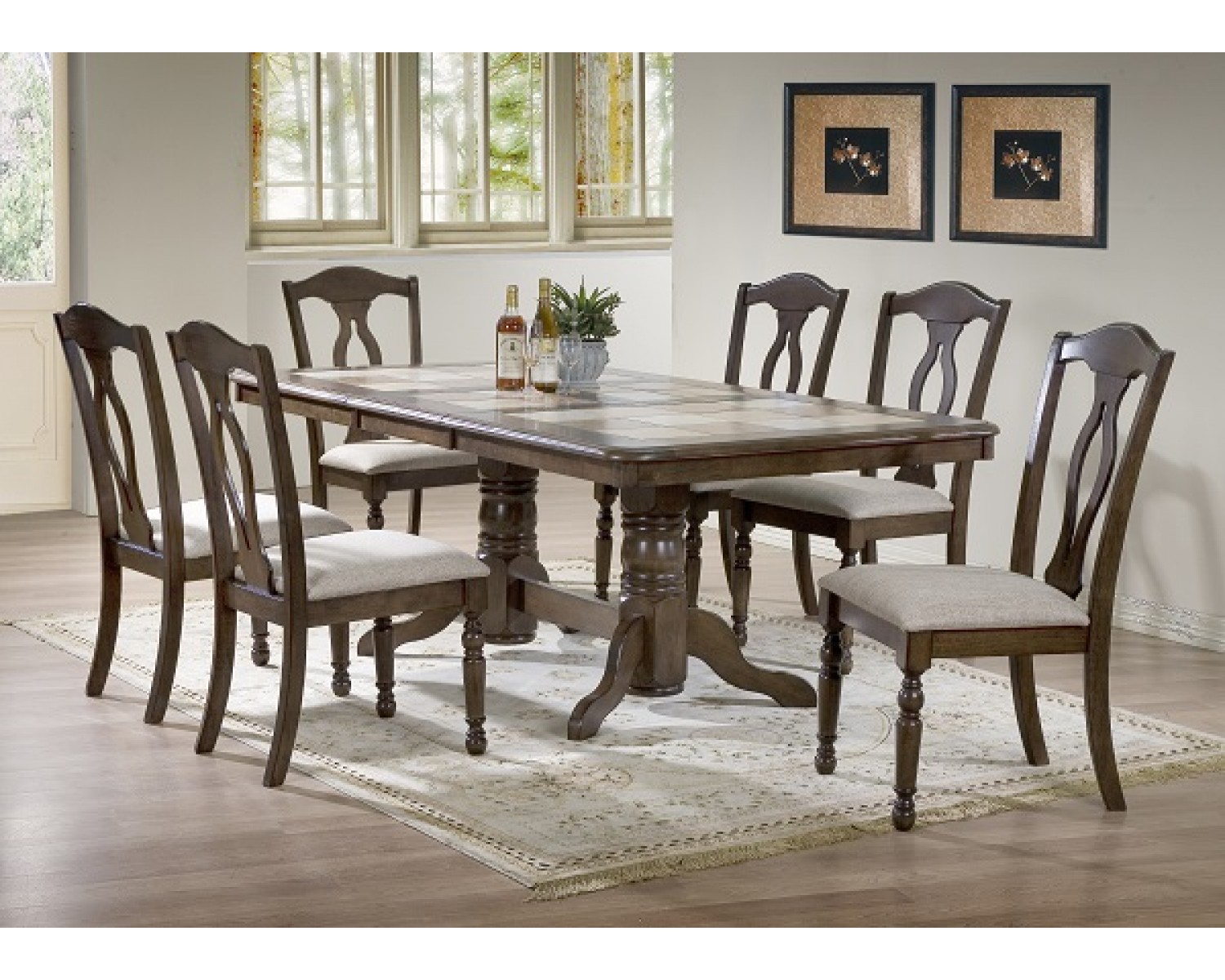 Стул LT C12296 DARK OAK #K247/ FB-X-1002