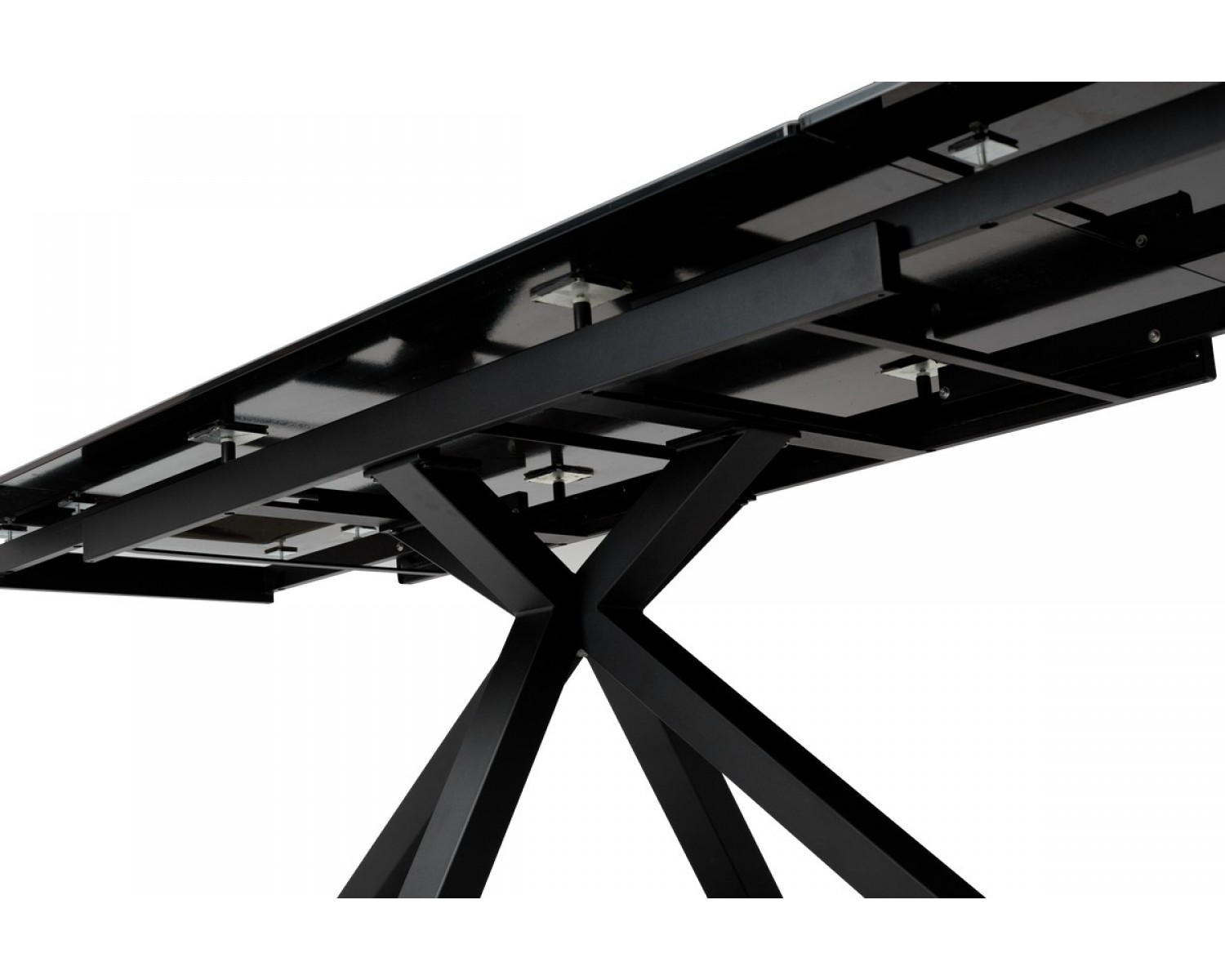 Стол ALTO 160 KL-135 Темно-серый мрамор матовый, итальянская керамика/ BLACK