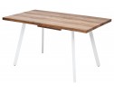 OLD Стол BRICK-2 120 Дуб #31014K/ БЕЛЫЙ каркас 