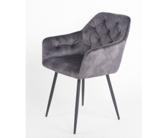 Стул PERU BLUVEL-14 GREY, велюр