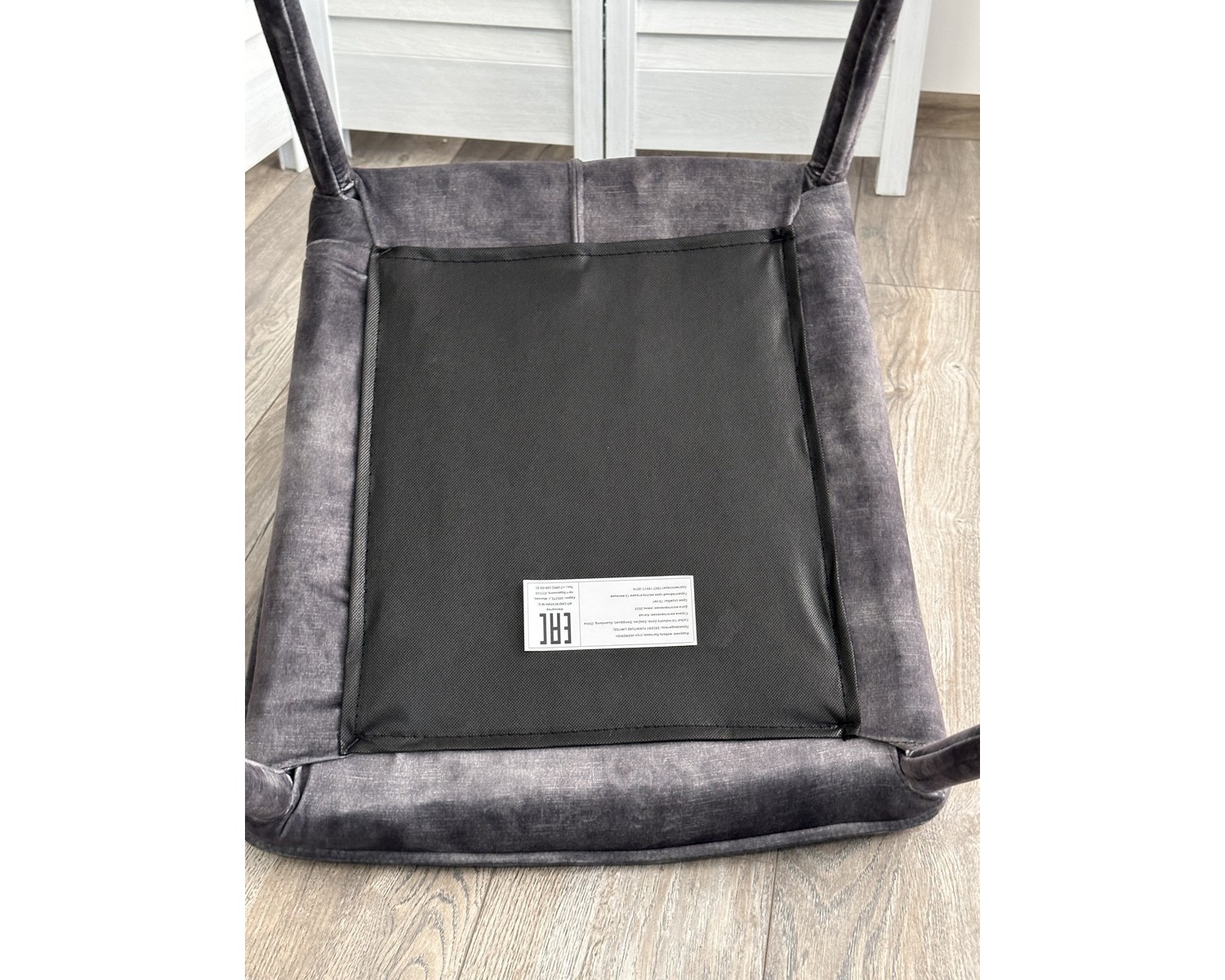 Стул SONDRIO Grey Color-32, велюр / каркас в "чулках", ®DISAUR