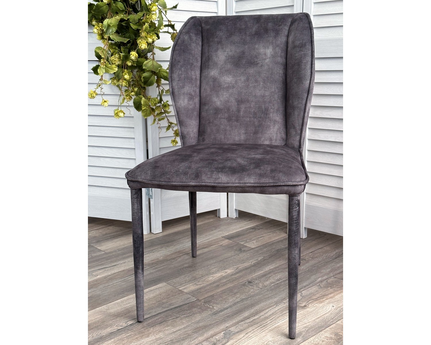 Стул SONDRIO Grey Color-32, велюр / каркас в "чулках", ®DISAUR