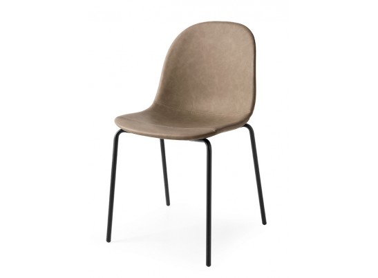 Стул ACADEMY CS/1663-V, met.P15 Matt Black/ S0A Vintage Desert