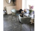 Стул DILL PK6015-16 (VBP216) античный зеленый, велюр/ золотой каркас, 