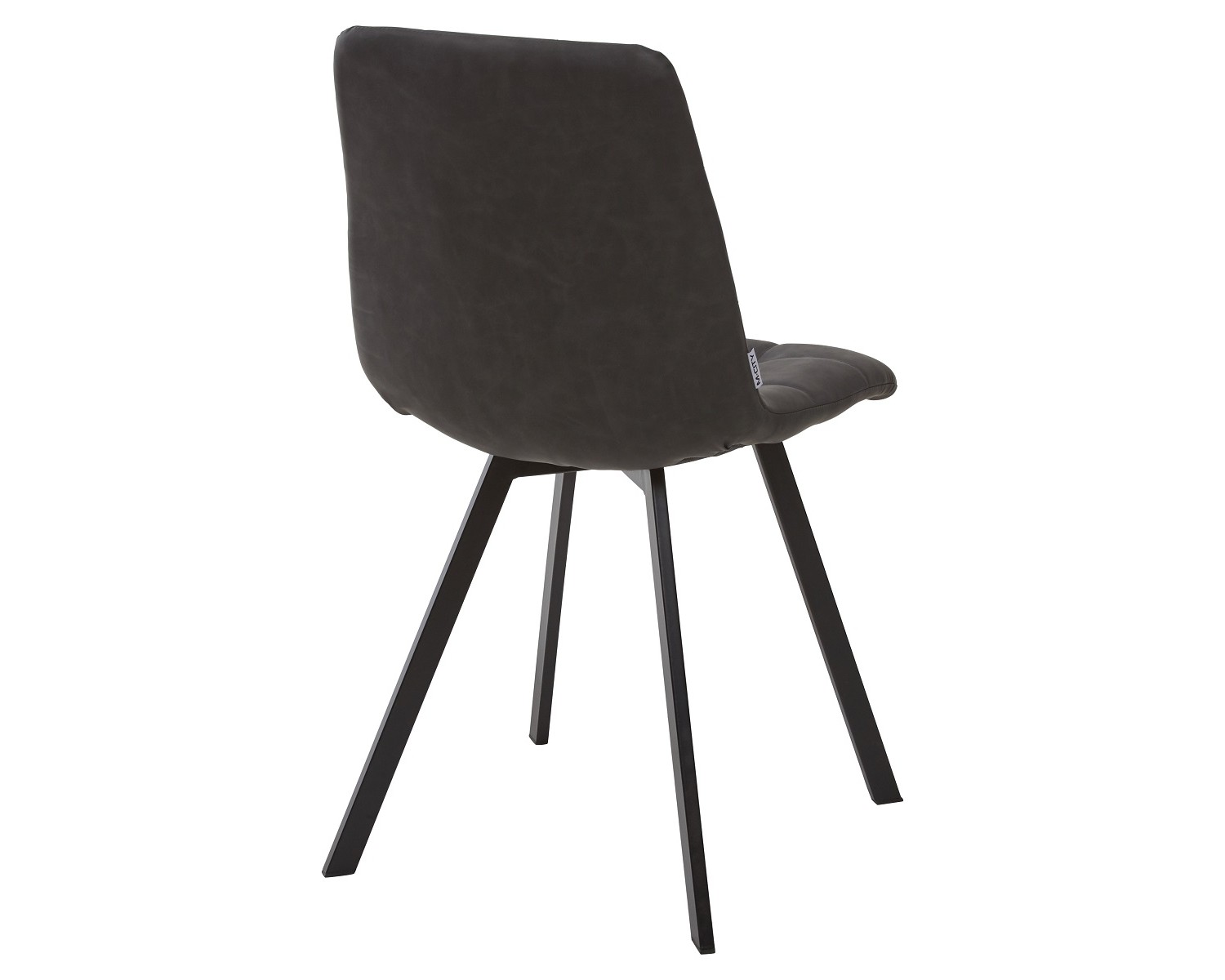 Стул CHILLI SQUARE RU-08 антрацит, PU / черный каркас