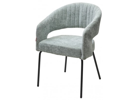 Стул SNUG 3018-04 мятный, шенилл / черный каркас, ®DISAUR
