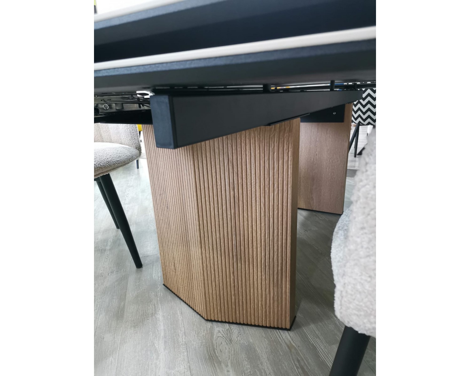 Стол МОЦАРТ 200 AMADEUS POLISHED, керамика / Дуб монтана