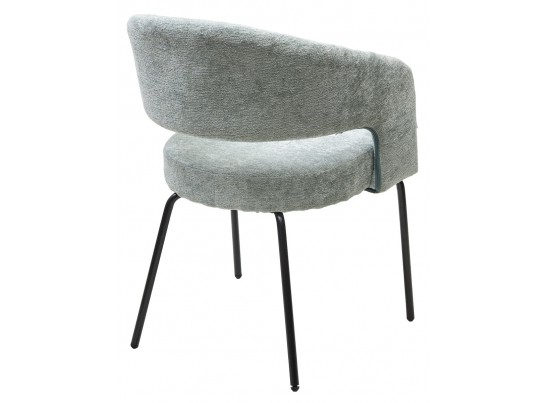Стул SNUG 3018-04 мятный, шенилл / черный каркас, ®DISAUR