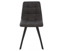 Стул CHILLI SQUARE RU-08 антрацит, PU / черный каркас 