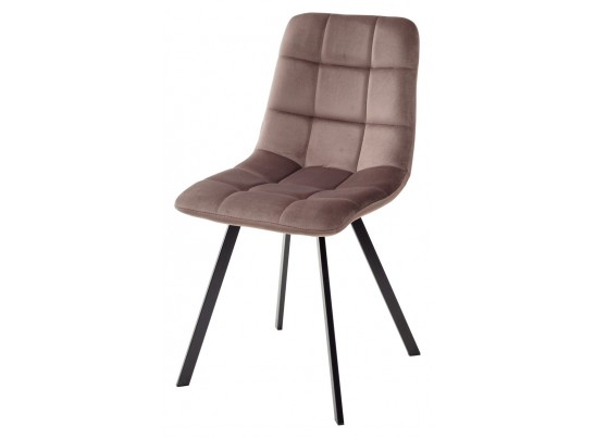 Стул CHILLI SQUARE BLUVEL-38 LATTE, велюр 