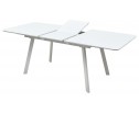 Стол ARUBA 160 WHITE/cупер белое глянцевое стекло 