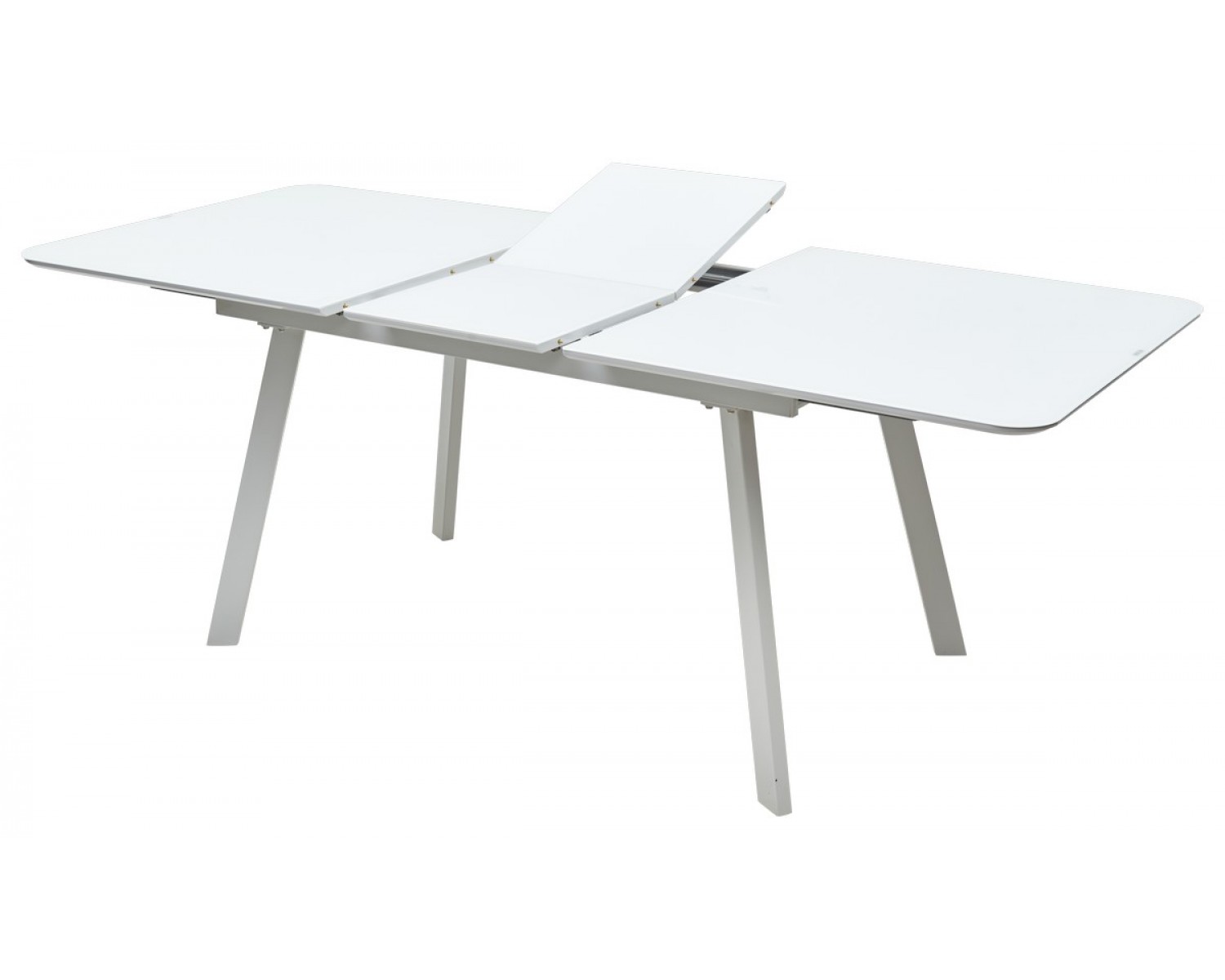 Стол ARUBA 160 WHITE/cупер белое глянцевое стекло