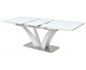 Стол FREYA 160 WHITE GLASS белый глянец 