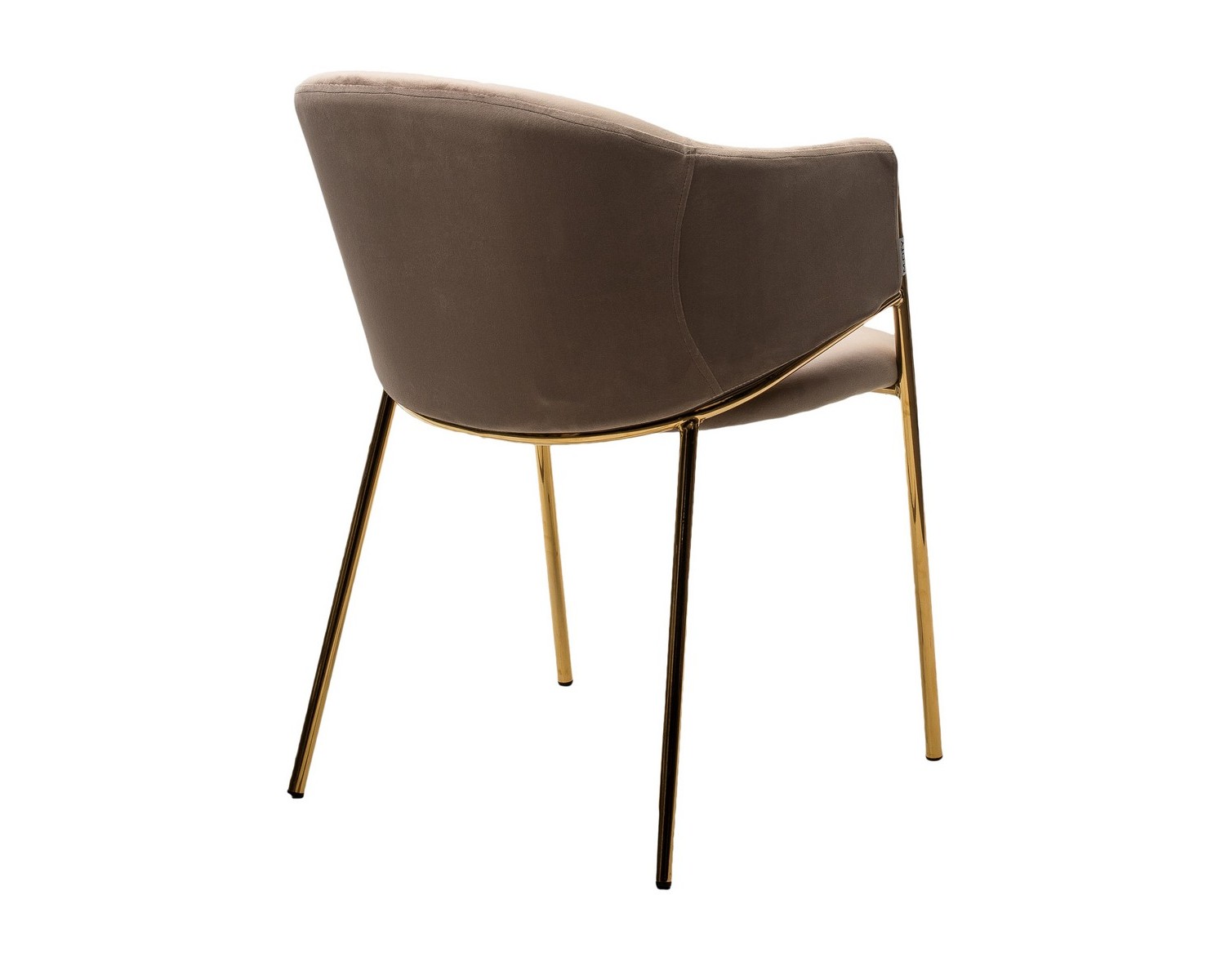 Стул DILL BLUVEL-40 BEIGE, велюр/ золотой каркас